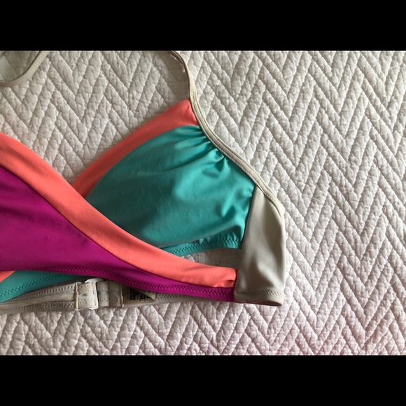 PINK Wrap Bathing Suit - Picture 3 of 5